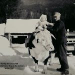 Stanley Hall and Daughter Joyce at Hall’s Landing, 1960