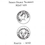 Double Tournois French Coin