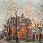 Bruck House, painting by Richard Nevin