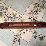 Memorabilia: a tablecloth and a shuttle