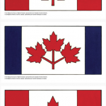 Three proposals for the Canadian flag