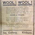 Advertisement for the Purchase of Wool