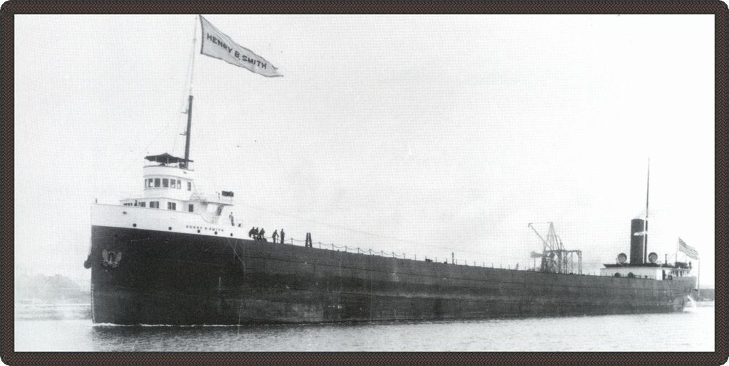 Black and white photo of a very large boat.