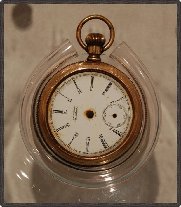 Pocket watch with missing hands