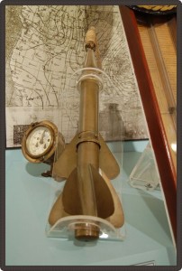 Patent log and meter on display