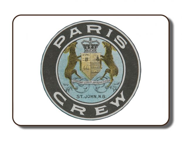 Image of the Paris Crew crest that was used in numerous archival documents and artefacts that were created during the time of The Paris Crew in the 1867 timeframe.