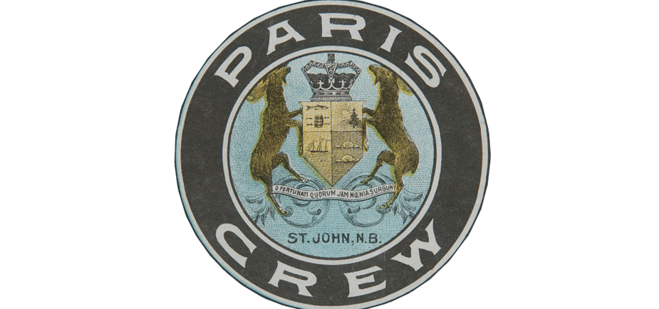 Image of the Paris Crew crest that was used in numerous archival documents and artefacts that were created during the time of The Paris Crew in the 1867 timeframe.