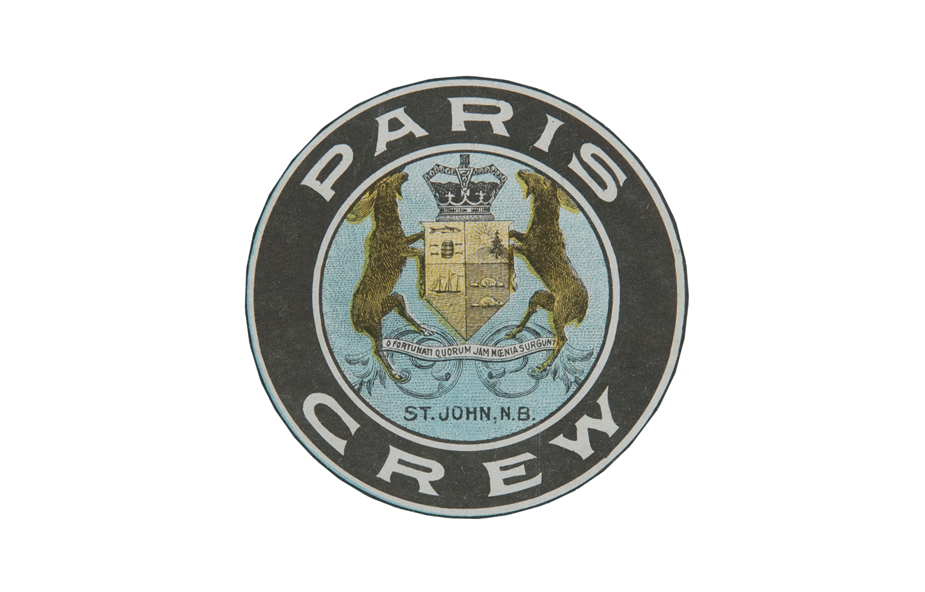 Image of the Paris Crew crest that was used in numerous archival documents and artefacts that were created during the time of "The Paris Crew" in the 1867 timeframe.