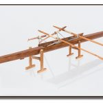 Early rowing skull model