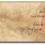 Early map of North America