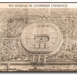Artist’s drawing of the Exposition site