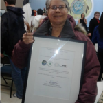 Gail Gallupe Receives Award for Bertha Clark-Jones
