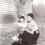Elsie Cardinal with her Oldest Child