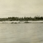 Canoes on the Athabasca River