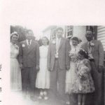 Ruby King with Her Wedding Party