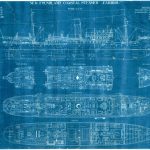 Shipyard plans of S.S. “Caribou”