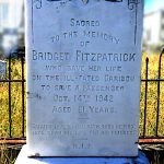Headstone of Bridget “Bride” Fitzpatrick