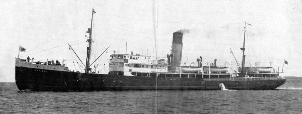 old photo of steamship
