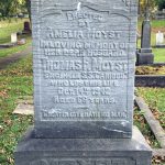 Gravestone of Second Engineer Thomas Moyst