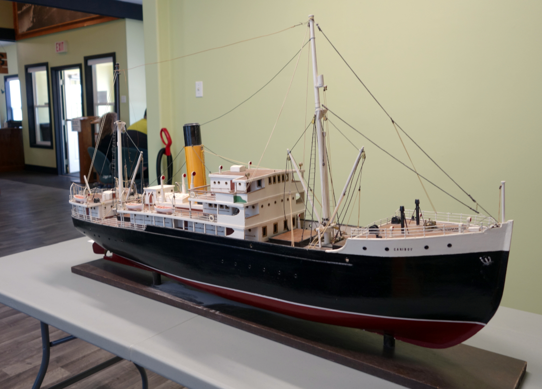 scale model of steamship