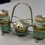 Salt and pepper shakers from S.S. “Caribou”