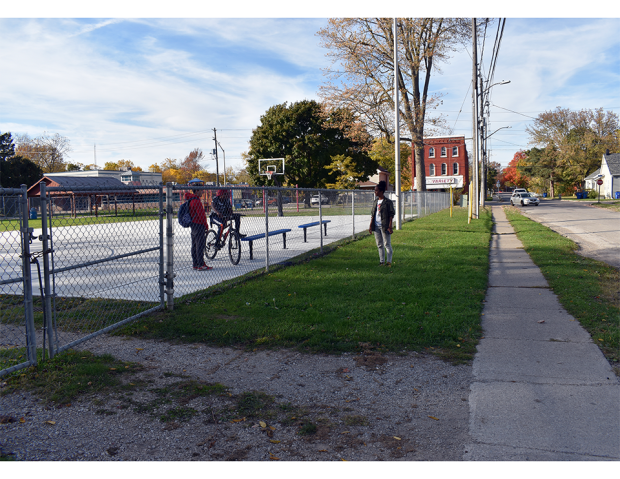 Emilie with two young boys.