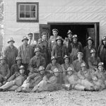 Employees of the Arntfield Mine in 1938