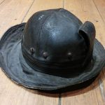Miner Helmet in Boiled Leather