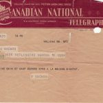 A Much-Awaited Telegram