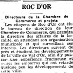 Article published in La Frontière, January 1938