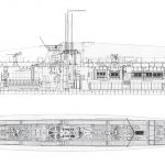 Shipyard plans for German Type IXC U-boat