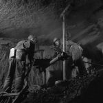 Drilling for iron ore at Bell Island