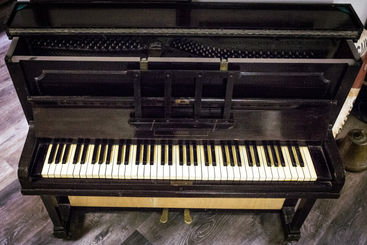 old upright piano from P.L.M. 27