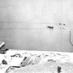 Anti-torpedo netting installed at Bell Island